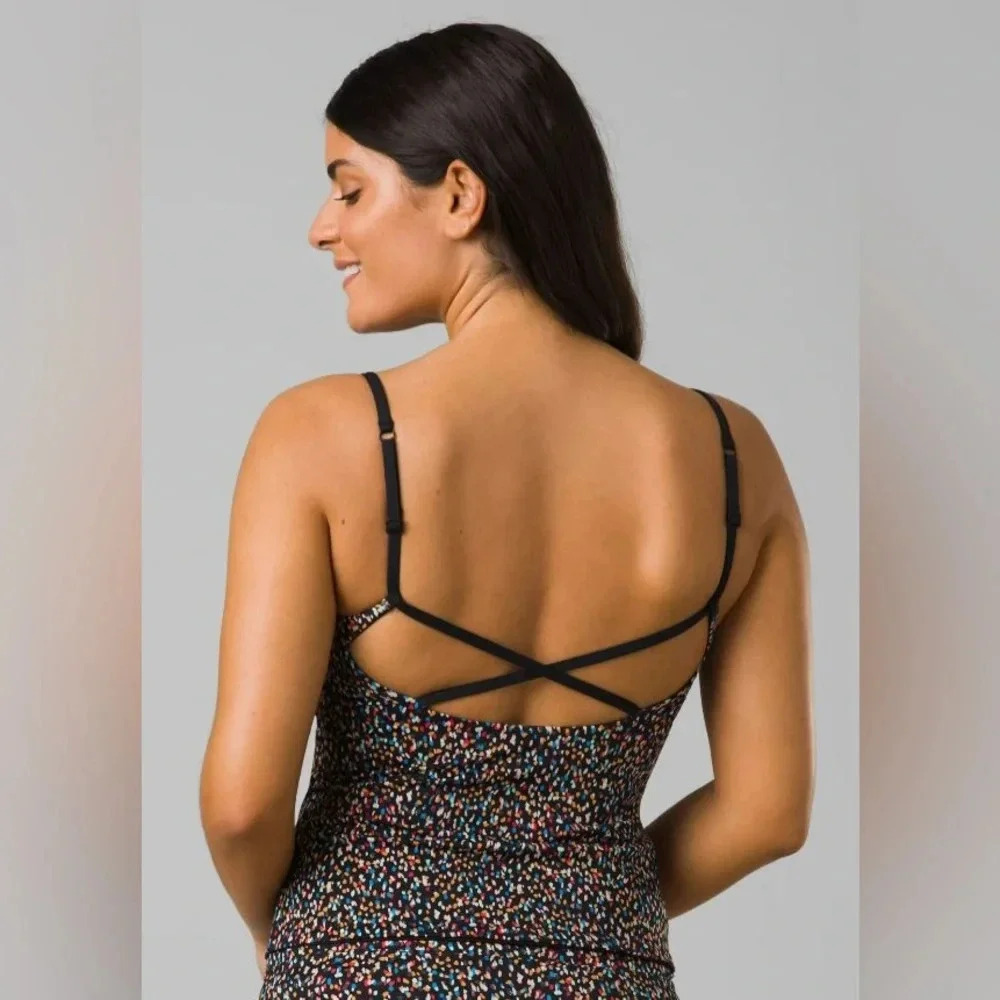 Prana Jess Reversible Tankini & Gemma Reversible Bottoms, alotta dots - Picture 5 of 16